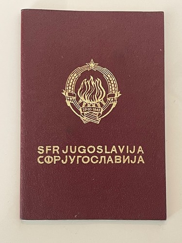 Yugoslavia sfrj passport - yugoslavia,
