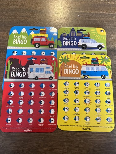 Road trip bingo carte - road,
